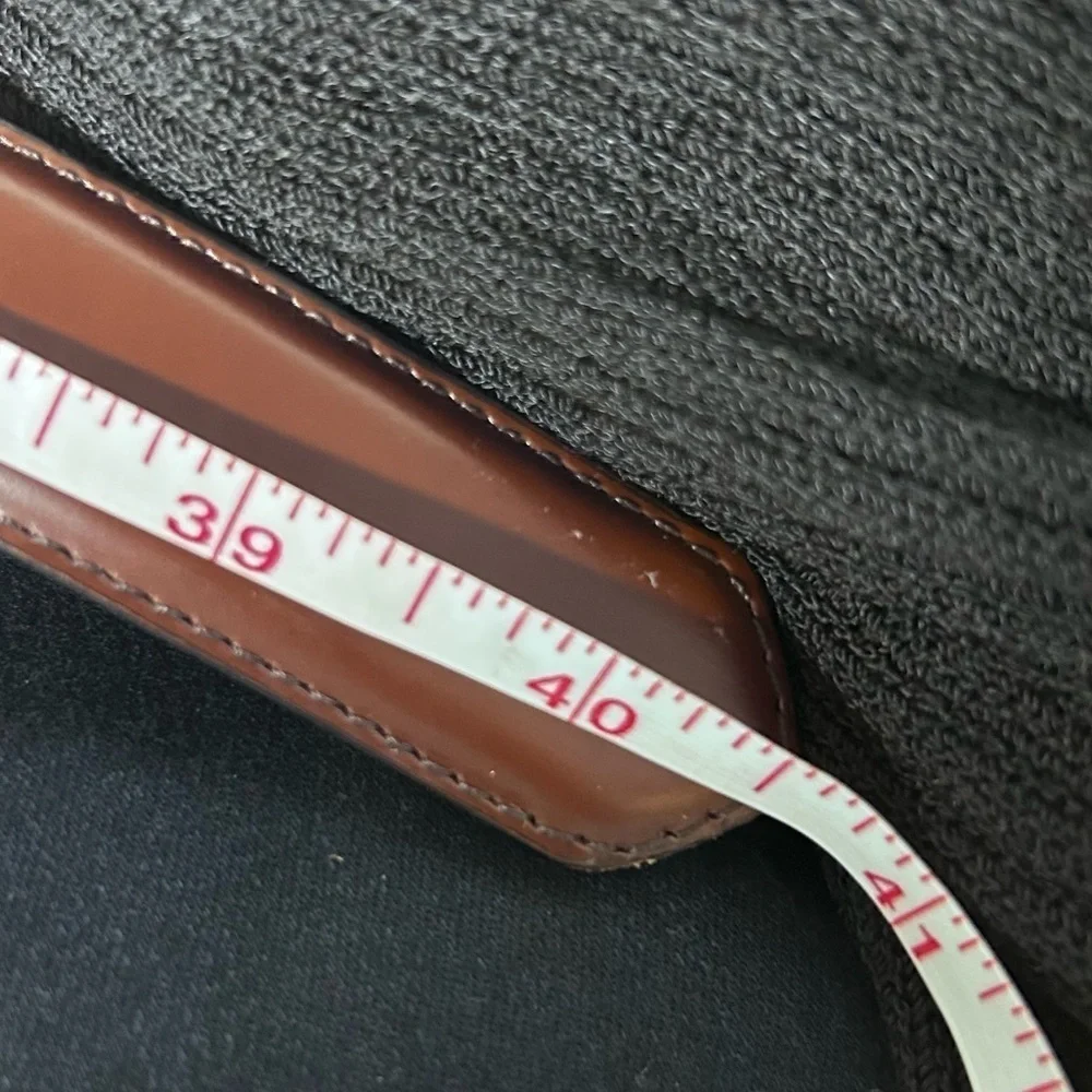 Vintage Coach Brown Leather Belt Brass Buckle | Size 36